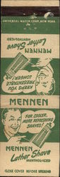 Mennen Lather Shave Advertising Matchbook Cover Matchbook Cover Matchbook Cover