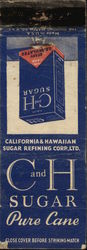 C & H Pure Cane Sugar Advertising Matchbook Cover Matchbook Cover Matchbook Cover