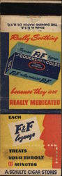 F&F Advertising Matchbook Cover Matchbook Cover Matchbook Cover