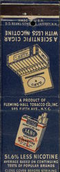 Fleming-Hall Tobacco Company Cigars & Cigarettes New York, NY Advertising Matchbook Cover Matchbook Cover Matchbook Cover