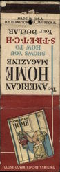 The American Home Magazine Matchbook Cover