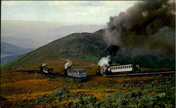 Mt. Washington Cog Railway Postcard