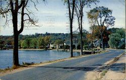 Water Landscape, Lake Winnipesaukee New Hampshire Postcard Postcard