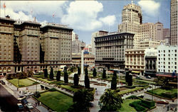 Union Square San Francisco, CA Postcard Postcard