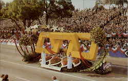 Odd Fellow - Rebekah Rose Float 1977 Postcard