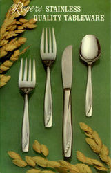 Rogers Stainless Quality Tableware Postcard