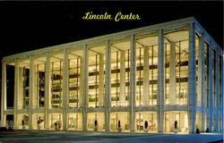 Lincoln Center Philharmonic Hall New York City, NY Postcard Postcard