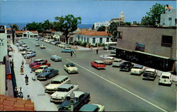 Girard Avenue La Jolla, CA Postcard Postcard