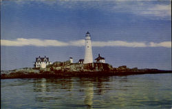 Boston Light Postcard