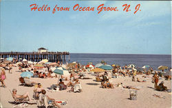 Hello From Ocean Grove Postcard