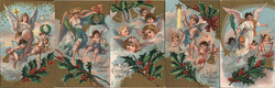 Set of 5: Christmas Angels Postcard