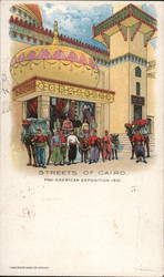 Streets of Cairo, Pan-American Exposition 1901 Postcard