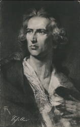 Portrait of Friedrich Schiller Postcard