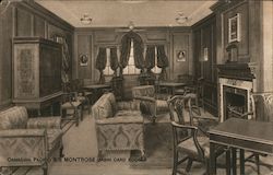 The Image of Montrose Cabin Room Postcard