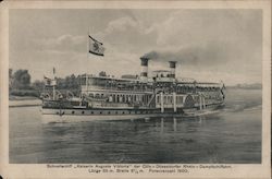 Express Ship: Empress Auguste Viktoria Steamers Postcard Postcard Postcard