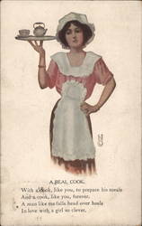 A Real Cook Women Postcard Postcard Postcard