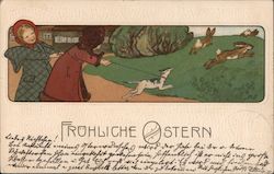 Frohliche Ostern Postcard