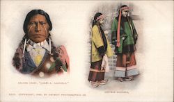 Apache Chief James A. Grfield Native Americana Postcard Postcard Postcard