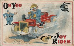 Oh You Joy Rider Postcard