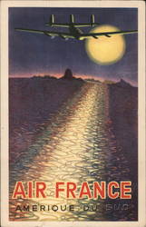 Air France Amerique Du Sud Postcard