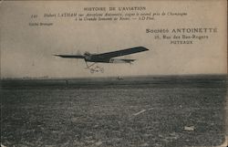 Histoire De L'aviation Postcard