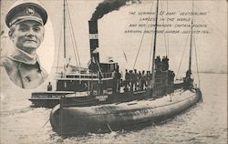 The German U boat "Deutschland" Boats, Ships Postcard Postcard Postcard