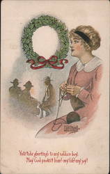 Yule Tide Greetins to my soldier Boy, May God Protect Him! My life! My JOu! Postcard