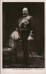 The Late King Edward VII Royalty Stewart Richmond Postcard Postcard Postcard