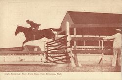 High Jumping New York State Fair Postcard