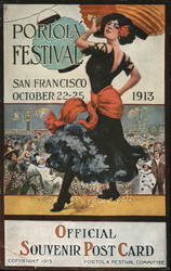 Portola Festival 1913 Postcard