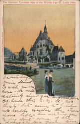 German Tyrolean Alps 1904 St. Louis Worlds Fair Postcard Postcard Postcard