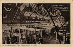 Interior of Mfrs. & Liberal Arts Bldgs. Syracuse Fair New York Postcard Postcard Postcard