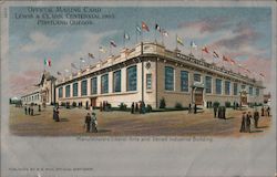 Manufacturers Liberal Arts and Varied Industrial Building 1905 Lewis & Clark Exposition Postcard Postcard Postcard