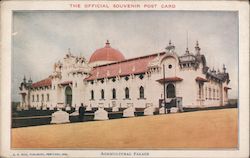 Agricultural Palace: Magnificent Structure in Vintage Postcard Postcard