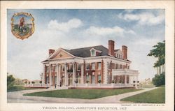 Virginia Building, Jamestown Exposition, 1907 Postcard