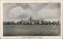 Lower Manhattan Today 1807 New York 1909 Hudson-Fulton Celebration Postcard Postcard Postcard