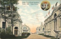 Alask-Yukon Pacific Exposition Looking Down Yukon Avenue Postcard