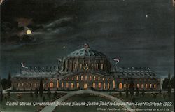 United States Government Building Postcard