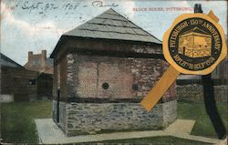 Block House Pittsburgh 150 Year Anniversary 1908 Postcard