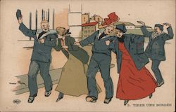 People Having Fun - Tirer Une Bordee Postcard