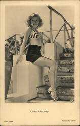 Lilian Harvey Actresses Postcard Postcard Postcard