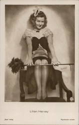 Lilian Harvey Actresses Postcard Postcard Postcard