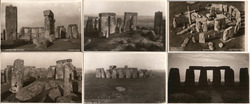 Lot of 6: Stonehenge Real Photo Views Salisbury, England Wiltshire Postcard Postcard Postcard