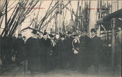 Paul de Smet, Visit with Sailors Postcard