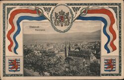 Panorama Diekirch, Luxembourg Postcard Postcard Postcard