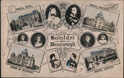 Salutari din Bucuresti Postcard