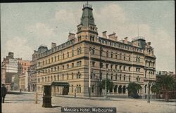 Menzies Hotel, Melbourne Australia Postcard Postcard Postcard