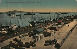 Aduana Muelle Maciel y Cerro Montevideo, Uruguay Postcard Postcard Postcard