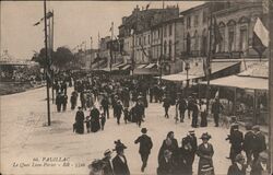 Le Quai Leon-Perrier Pauillac, France Postcard Postcard Postcard