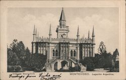 Legacion Argentina Montevideo, Uruguay Postcard Postcard Postcard